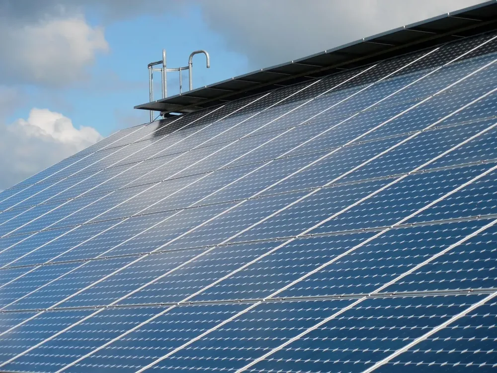 Champ de modules photovoltaïques