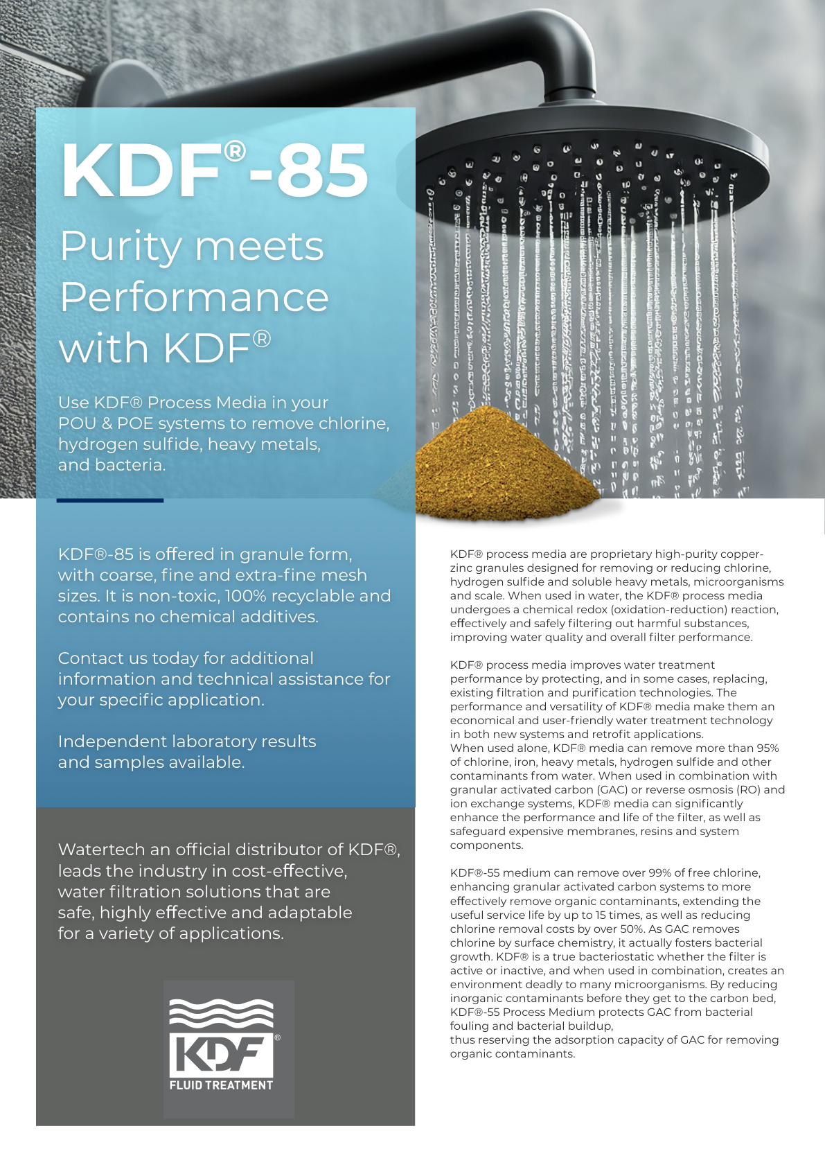 KDF-85 Process Media