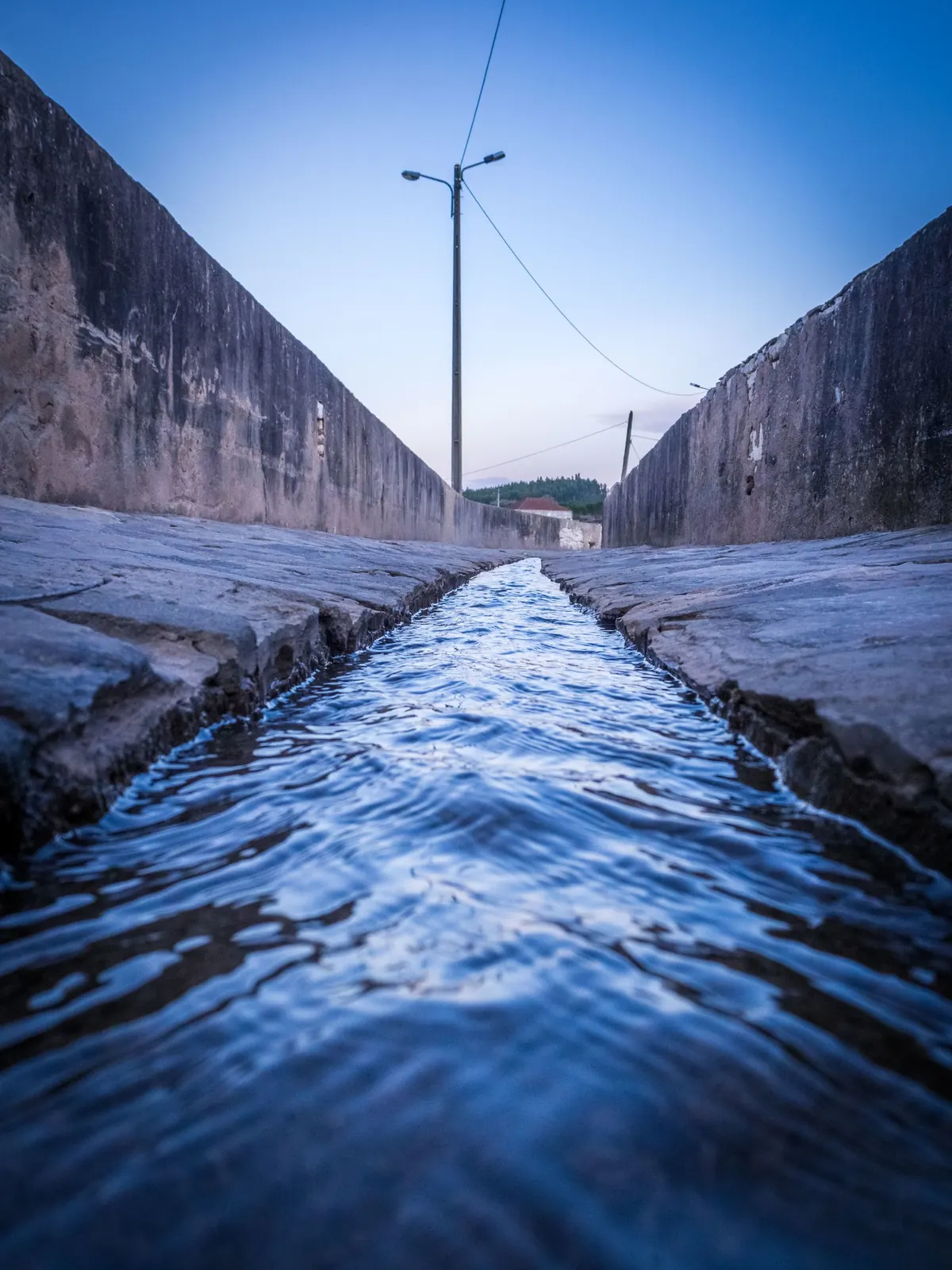 Ouvrage de drainage des eaux pluviales