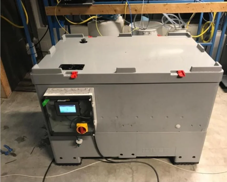 Générateur de chlore in-situ Gamme SMALL en fonctionnement