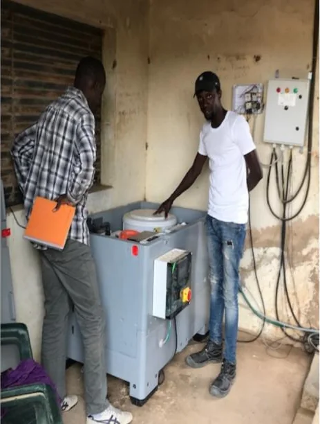 Installation et mise en service d’un box clé en main sur un forage rural en Afrique de l’Ouest