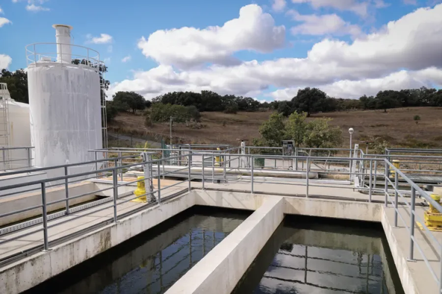 Réservoir de stockage d’eau traitée